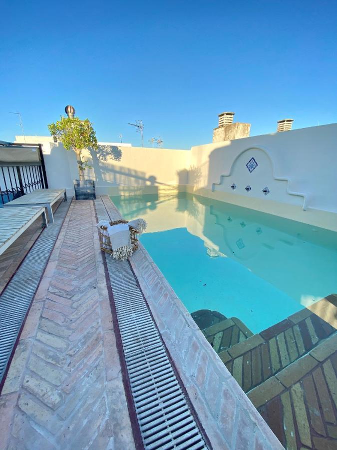 Elegante Casa Con Piscina En Centro Histórico Sevilla Exterior foto